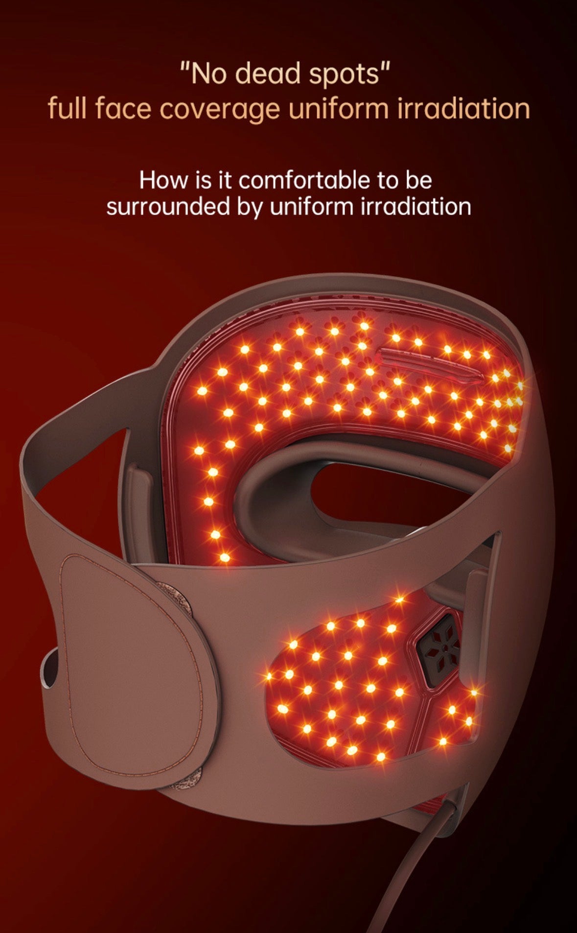 Red Light Therapy Mask for acne removal treatment